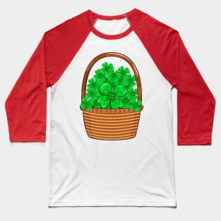 st patricks day shamrock basket Baseball T-Shirt